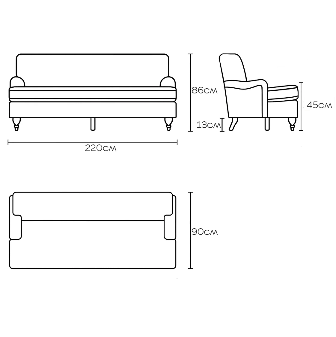 Фактические размеры - фото 1