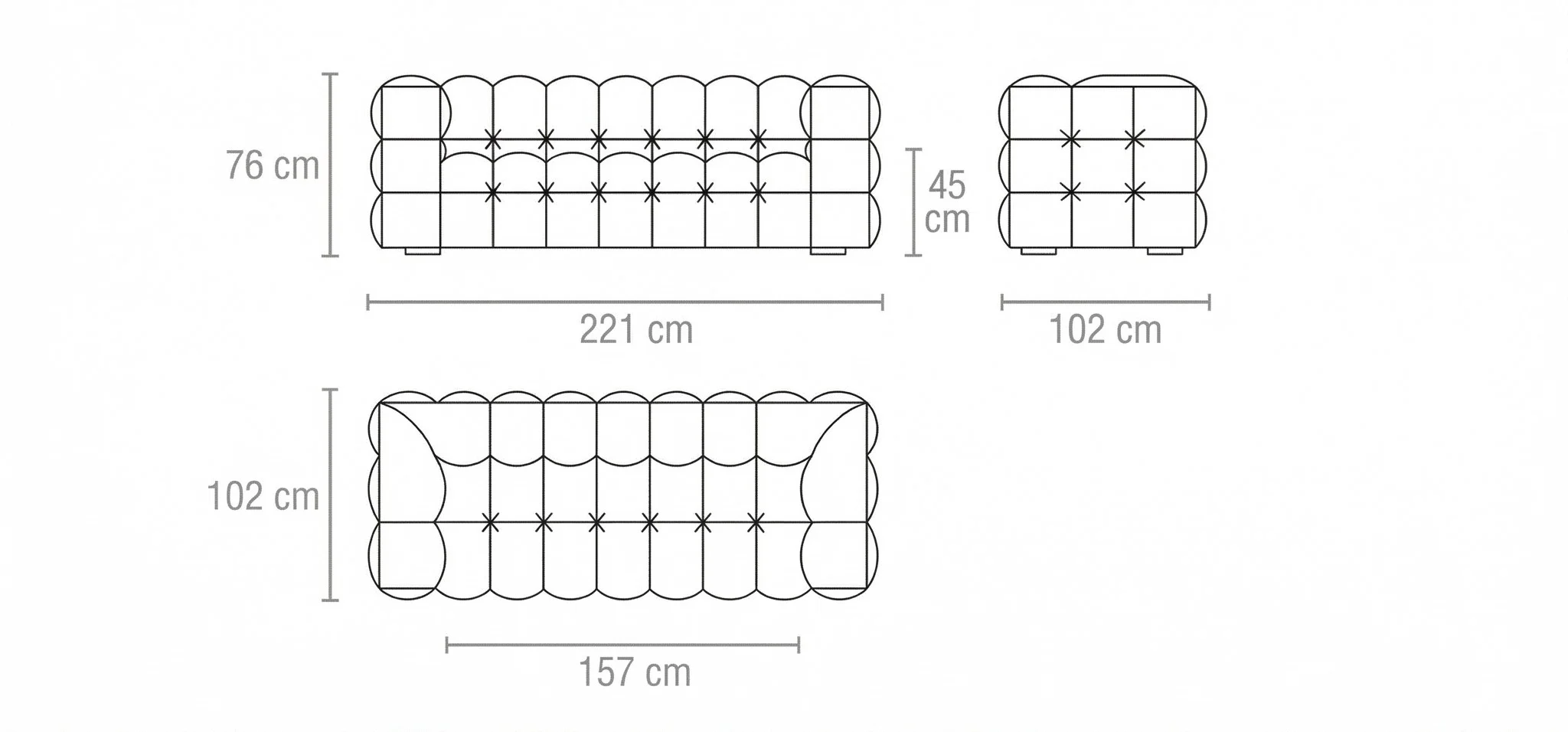 Фактические размеры - фото 1