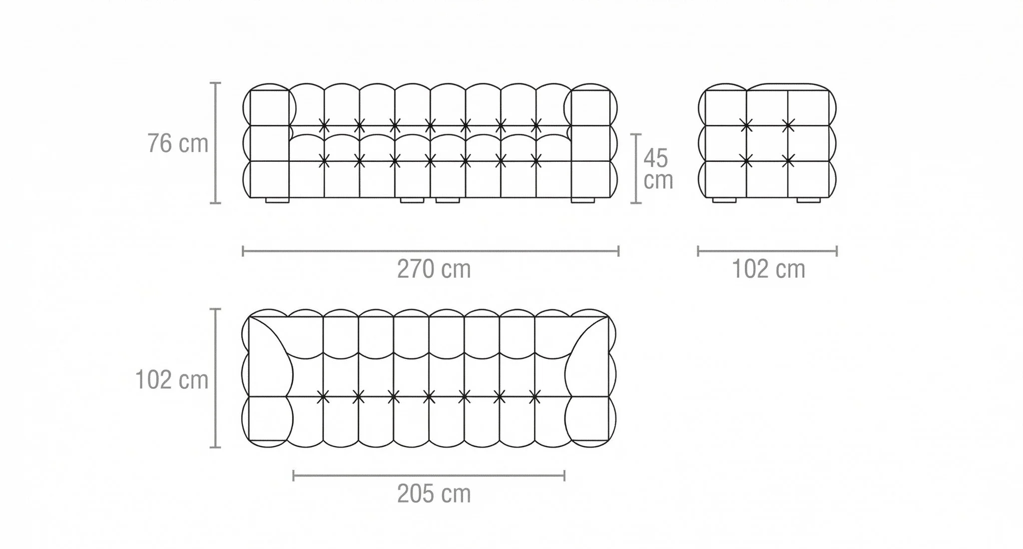 Фактические размеры - фото 1