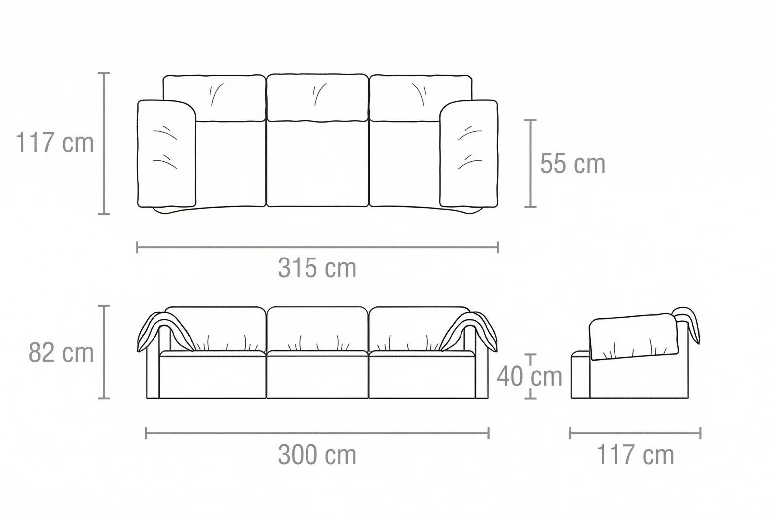Фактические размеры - фото 1
