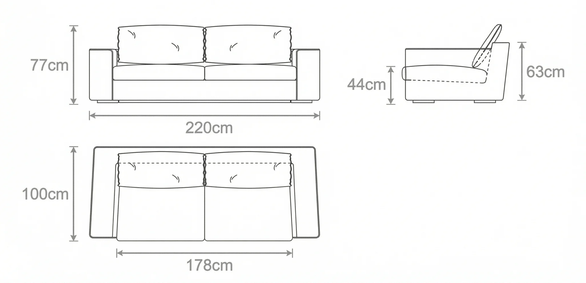 Фактические размеры - фото 1
