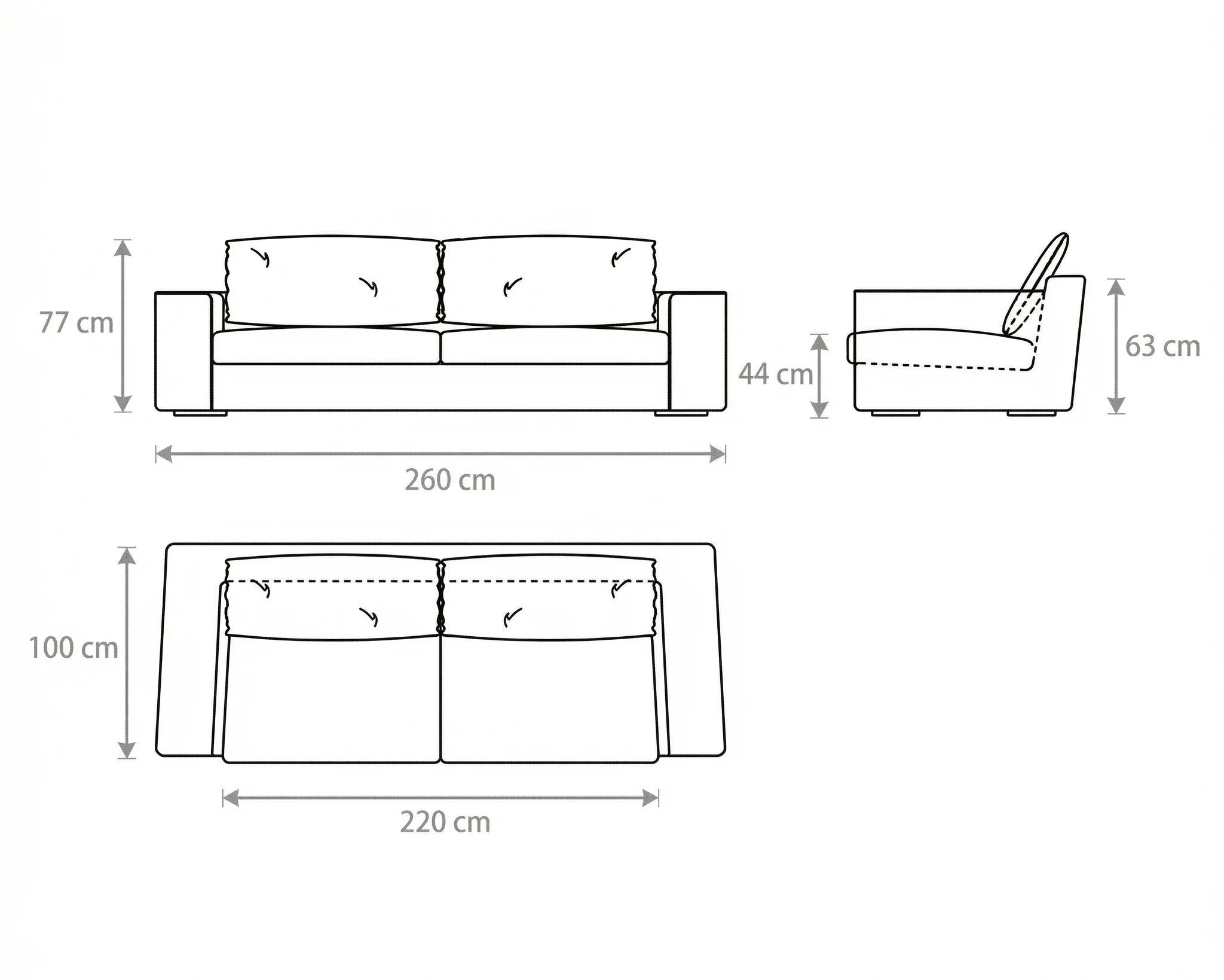 Фактические размеры - фото 1
