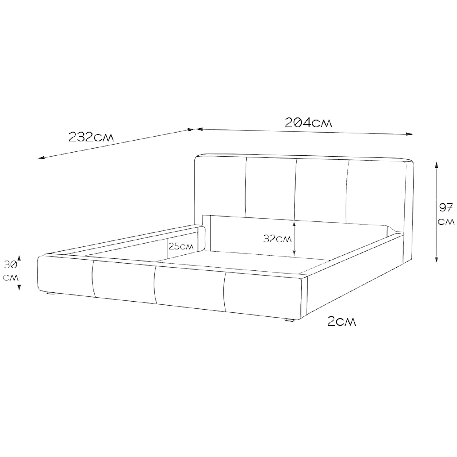Фактические размеры - фото 1