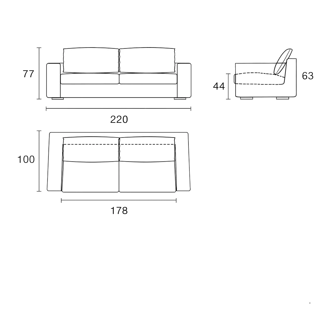 Фактические размеры - фото 1